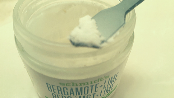 Schmidt's bergamot and lime natural jar deodorant